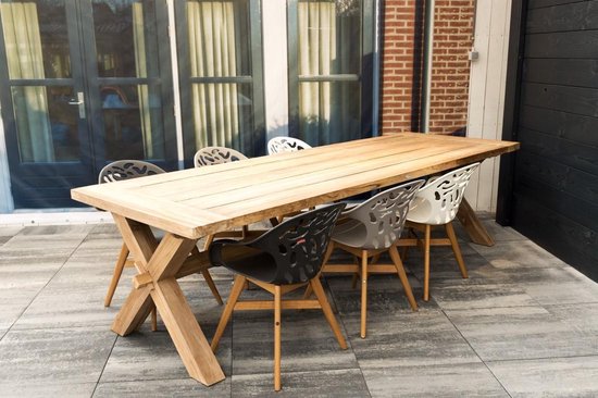 duurzame teak tuintafel